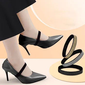1.5 CM Elastik Bant Kadın Topuklu Ayakkabılar, ayakkabı aksesuarı Yüksek Topuk Önlemek Topuk Damla Ayakkabı Bağı Sıcak Ucuz