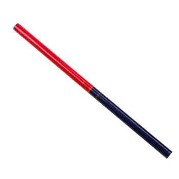 10 Adet Kalemler Mavi Ve Kırmızı Kurşun DIY inşaatçılar Marangozlar Ağaç İşleme Kalın Yuvarlak İşareti Kalem