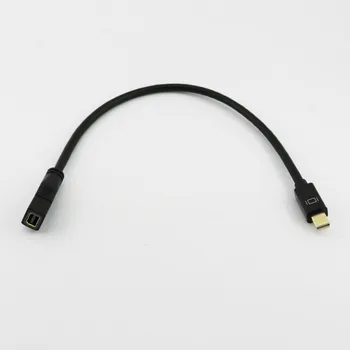 1x Mini DisplayPort Uzatma Kablosu Altın Kaplama Erkek Kadın Display Port Kablosu 30 cm / 1ft