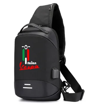 2022 Erkekler Omuz VESPA Icar logo yürüyüş sırt çantası Naylon Açık Kamp Trekking Göğüs tek kollu çanta