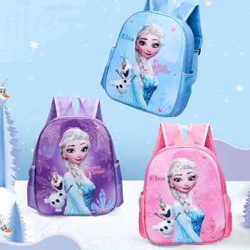 2022 Yeni yüksek kaliteli Disney Dondurulmuş prenses Aisha kız sırt çantası, rahat moda Disney çocuk okul çantası