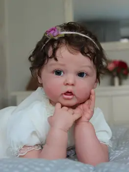 24 İnç Yeniden Doğmuş Bebek Aksesuarları DIY Erin Boş Kiti 60 CM Prenses Yürümeye Başlayan Taze Renk Yumuşak Dokunmatik Bitmemiş Bebek Parçası