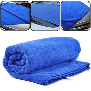 60x160mm Mavi Temizlik Bezi Yıkamak için Kolay Mitt Mikrofiber Elyaf Havlu Araba Yıkama Temizlik Bezi Araba Aksesuarları
