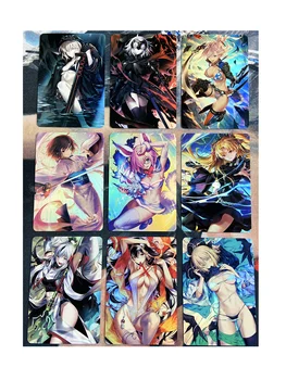 9 adet / takım ACG Güzellik Fgo Kader / Büyük Sipariş Doujin No. 1 Kırılma Seksi Kızlar Hobi Koleksiyon Oyunu Anime Koleksiyon Kartları