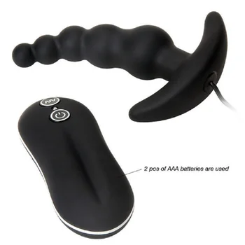 Anal Plug Yapay Penis Vibratör Erotik 10 Frekans Titreşimli prostat masaj aleti Anal Boncuk Butt Plug Vibratörler Erkekler İçin Oyuncaklar Yetişkin İçin