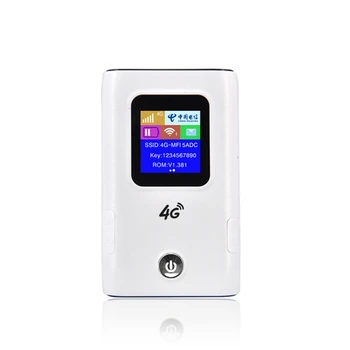 AU42-MF905C 4G LTE WIFI yönlendirici Taşınabilir 6000 mAh TDD FDD Kablosuz Hotspot 150 Mbps CAT4 Cep Mobil Modem