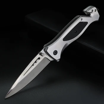 Açık çok fonksiyonlu kamp bıçağı survival katlanır bıçak yüksek sertlik taşınabilir kendini savunma bıçak EDC aracı