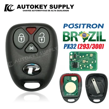 Brezilya Pozitron Px32 (293/300) araba Anahtarı Kabuk Uygula 3 Düğme Kontrolü akü maşası Autokeysupply AKBPS101 / AKBPCP098
