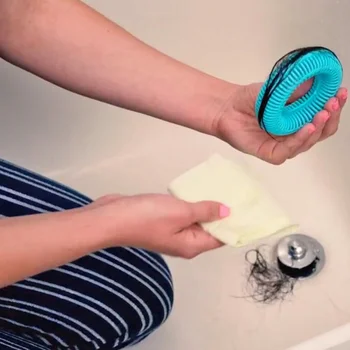 Daireler Banyo Silikon Lavabo Drenaj Saç Catcher Banyo Stoper Yakalama Temiz fiş süzgeç Filtre Duş Banyo Aksesuarları