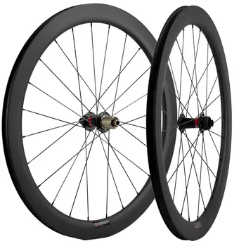 Disk fren karbon tekerlekler 700c Yol Bisikleti Tekerlek Merkezi Kilit Cyclocross Bisiklet Tekerlek Aks Aracılığıyla