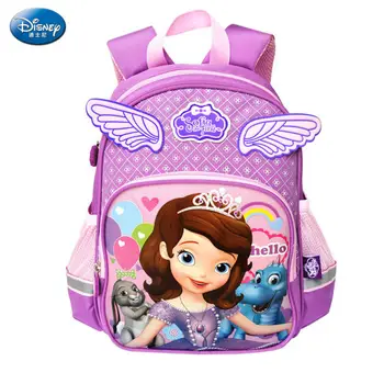 Disney yeni sırt çantası sevimli kanatları anaokulu erkek ve kız karikatür Prenses çocuk omuzdan askili çanta