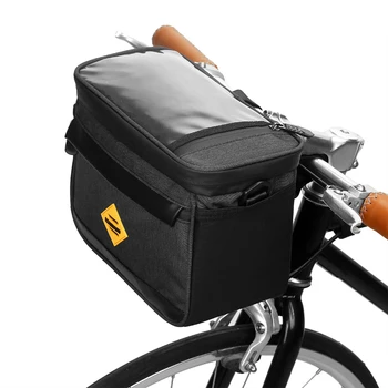 Elektrikli Bisiklet Katlanır Bisiklet Şişe Ön Çanta Dokunmatik Ekran Çantası Bisiklet Ön Çanta Ön Çanta Yalıtım Çantası