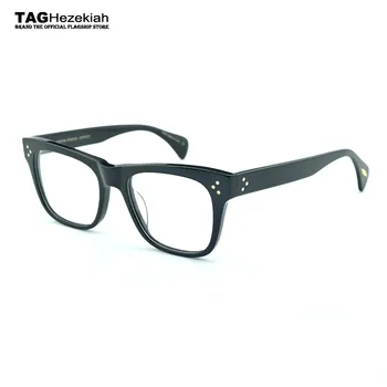ETIKETI Hizekiah retro gözlük çerçeve kadın 2019 Yeni Marka Tasarımcıları elle oluşturmak gözlük çerçeveleri erkekler bilgisayar optik gözlük