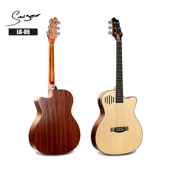 Gitar Akustik Elektrikli Çelik-Dize Flattop 40 İnç Bir-Vücut Guitarra 6 Strings Halk Pop Kesit Ladin Ahşap Renk Hatları
