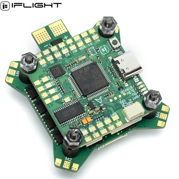 IFlight BLİTZ STM32 F7 uçuş kontrolörü W / BLİTZ E55 55A 4'Ü 1 ARADA ESC 2-6S DShot150/300/600/FPV Drone için MultiShot/ OneShot