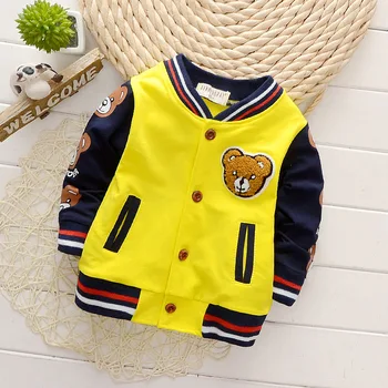 Ilkbahar Sonbahar Bebek Dış Giyim Erkek Ceket Çocuk Kız Giysileri Çocuklar Beyzbol Bebek Kazak Toddler Moda Marka Ceket TAKIM ELBİSE