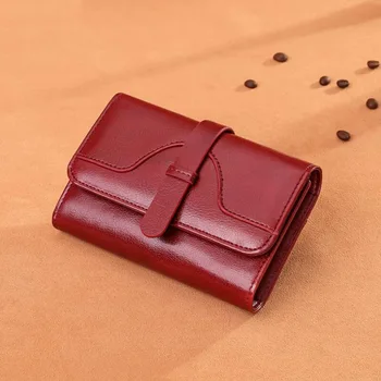 Kadın cüzdanı Hakiki Deri Cüzdan Kadınlar için Moda Lüks Yüksek Kaliteli RFID kart tutucu bozuk para cüzdanı Kadın Küçük el çantası