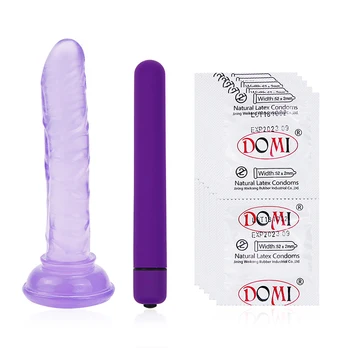 Kadınlar 10 Titreşim modları Vibratör Gerçekçi Küçük Yapay Penis Anal Plug Penis Kauçuk Enayi Gerçekçi Dick Kadın Anüs Seks oyuncak seti