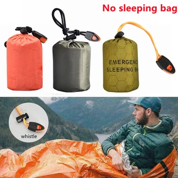 Kamp Açık Acil Termal Uyku Tulumu saklama çantası Yürüyüş Tırmanma Tek Uyku Tulumu Sıcak Tutmak Kılıfı