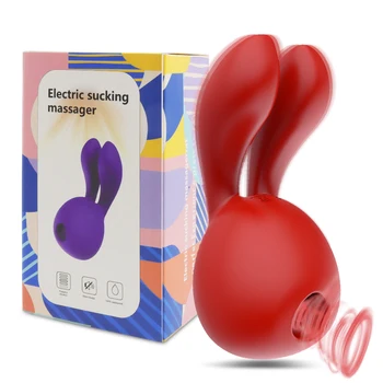 Klitoral Emme Tavşan Vibratör 8 Titreşim ve 5 Emme Modları Meme G Noktası Stimülatörü Yetişkin Çift Seks Oyuncakları Kadınlar için 18