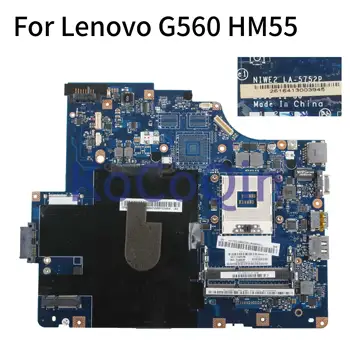 KoCoQin Laptop anakart İçin LENOVO Ideapad G560 Z560 Anakart NIWE2 LA-5752P HM55