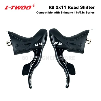 LTWOO 11 hız R9 2x11 Vites Değiştiren 22 Hız Yol Bisiklet Değiştiren Kablo Vites Kolu Fren Bisiklet için Uyumlu R5800 R7000