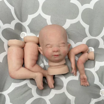 Mini Yeniden Doğmuş Bebek Kitleri 20CM Tam Yumuşak Katı Silikon Bebe Reborn Bebek Kiti Boyalı Sanatçı Yeniden Doğmuş bebek Kitleri Bebé Reborn De Silicona