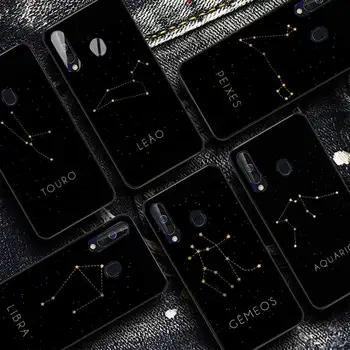 Oniki takımyıldızları Telefon Kılıfı için Samsung A51 01 50 71 21S 70 31 40 30 10 20 S E 11 91 A7 A8 2018