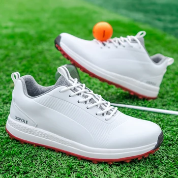 Profesyonel Spikeless golf ayakkabıları Erkekler Kadınlar Hafif Golf Sneakers Erkekler için Anti Kayma yürüyüş ayakkabısı Hafif Yürüyüş Spor Ayakkabı
