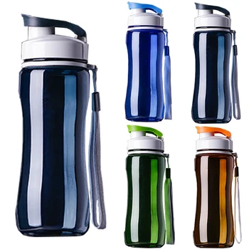 Su Şişesi Spor SALONU Tren Seyahat Taşınabilir çalkalama şişesi Bisiklet Yürüyüş Plastik Sızdırmaz Okul Su Şişesi BPA Ücretsiz Drinkware