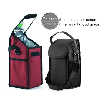 Taşınabilir Termal Yalıtımlı Bento yemek kabı saklama çantası Açık Piknik Kılıfı Kutusu Çantası Seyahat saklama kutusu Öğle Yemeği Çantaları Kadınlar için