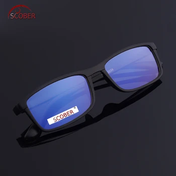 Ultra hafif TR90 Anti-ışık Anti-yorgunluk okuma gözlüğü Gözlük + 1 ila + 4 İlerici Veya Fotokromik Lens