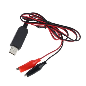 USB 5V için 1.2 V 2.4 V 3.6 V 4.8 V Güç Kaynağı Ortadan Kaldırmak Kablosu Yerine 1-4 adet 1.2 V Ni-MH NiCd AA AAA şarj edilebilir pil