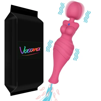 Vasana 2 İn 1 Tanrıça Güçlü Av Vibratörler Değnek Klitoris Enayi Vibratör Kadınlar İçin Klitoris Stimülatörü Kadın Seks Oyuncakları Eğlenceli Şarj Edilebilir