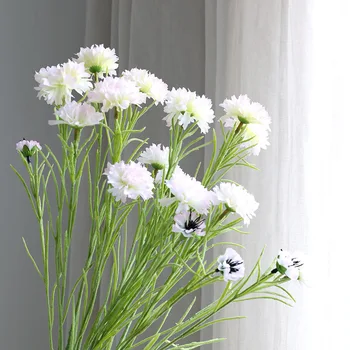 Yapay çiçekler İskandinav Beyaz Yıldızlı Alman Çiçek Araba Peygamber Çiçeği Ev Odası Dekorasyon Düğün Parti Dekorasyon Sahte Çiçekler