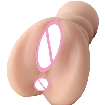 Yeni Kauçuk Yapay Vajina Gerçek Pussy Sıkı Masturbator Erkek Simülatörü Seks Oyuncakları Erkekler için Mastürbasyon silikon Anüs