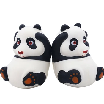 Yeni Kawaii Panda Squishy Simülasyon Hayvan Ekmek Kokulu Yavaş Yükselen Yumuşak Sıkmak Oyuncak Stres Giderici için Çocuk eğlenceli Hediye 9*12 CM