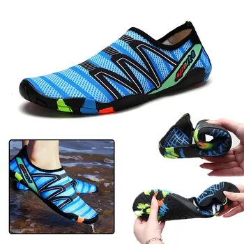 Çabuk Kuruyan Yaz su ayakkabısı Unisex Sahil Plaj Çorap Yalınayak Ayakkabı Erkekler Yüzme Yukarı Spor Dalış Aqua Ayakkabı Kadın