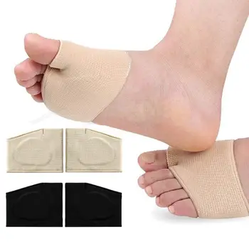 Ön ayak Yastık Silikon Ayakkabı Pedleri Ortopedik Tabanlık Erkekler Kadınlar Kalın Rahat Yarım Tabanlık Ayak ayırıcı Ayak Bakım Ürünleri